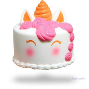 Squishy gâteau licorne coloré en forme de dessert amusant