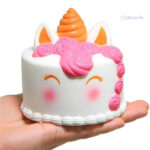 Gâteau licorne squishy idéal pour la détente et le jeu