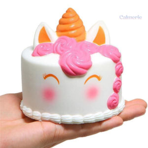 Gâteau licorne squishy idéal pour la détente et le jeu