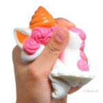 Squishy en forme de gâteau licorne pour les collectionneurs