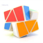 Rubik's Cube Mf8 Ghost Skewb en couleur blanche