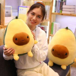 Peluche anti stress avocat en forme de fruit amusant
