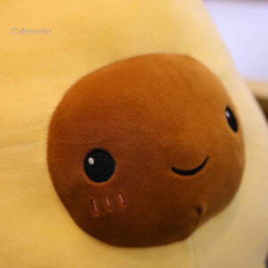 Peluche en forme d'avocat, compagnon anti stress idéal