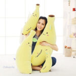 Peluche Kawaii Banane douce et mignonne pour le confort