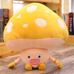 Peluche Champignon anti-stress douce et réconfortante