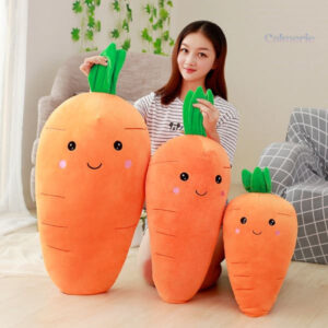Peluche Kawaii Carotte douce et anti-stress