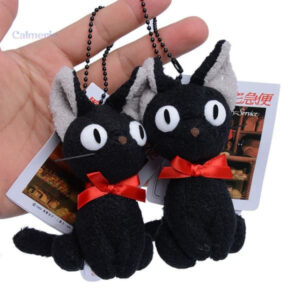 Peluches anti-stress, chat noir au design kawaii