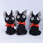 Doudou chat noir, compagnon apaisant en peluche