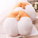 Peluche douce en forme de fesses, anti stress amusant