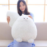 Peluche Kawaii Chat Gros, douce et apaisante