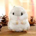 Hamster en peluche, parfait pour les moments de relaxation