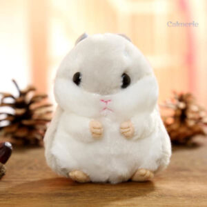 Hamster en peluche, parfait pour les moments de relaxation