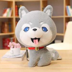 Jolie peluche Husky Kawaii pour apaiser le stress