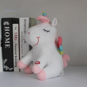 Peluche anti stress licorne lumineuse pour enfants