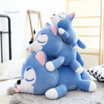 Peluche Kawaii Loup douce et apaisante pour le stress