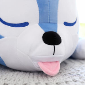 Peluche loup mignonne, parfaite pour se détendre