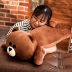 Peluche anti-stress Ours Kawaii, idéale pour se détendre et jouer