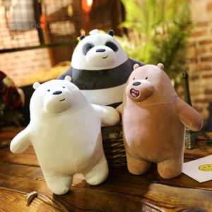 Peluche anti-stress en forme de panda, idéale pour se détendre
