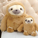 Peluche anti-stress paresseux Kawaii, idéale pour se détendre