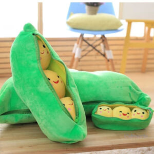Peluche anti-stress Petit Pois, idéale pour se détendre