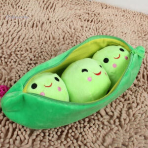 Petit Pois en peluche, compagnon apaisant et ludique