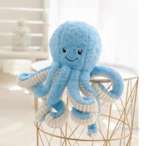 Peluche pieuvre anti-stress colorée