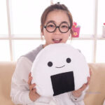 Peluche Kawaii en forme de riz, douce et réconfortante