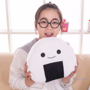 Peluche Kawaii en forme de riz, douce et réconfortante