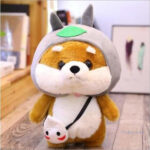 Peluche de relaxation Kawaii avec design roux