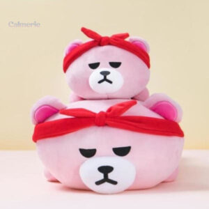 Peluche Kawaii Ourson Thug, douce et apaisante