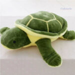 Peluche anti-stress tortue géante aux couleurs vives