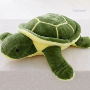 Peluche anti-stress tortue géante aux couleurs vives