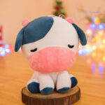 Vache Kawaii en peluche, compagnon réconfortant pour tous