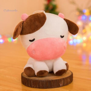 Peluche amusante en forme de vache pour soulager le stress