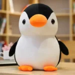 Peluche pingouin douce et apaisante pour le stress