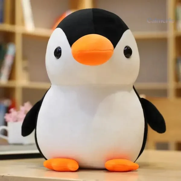 Peluche pingouin douce et apaisante pour le stress