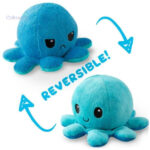 Peluche réversible, soulagement du stress en forme de poulpe