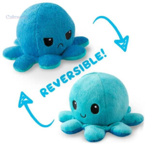 Peluche réversible, soulagement du stress en forme de poulpe