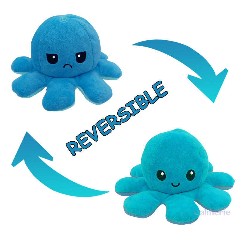 Peluche Poulpe Réversible Géante