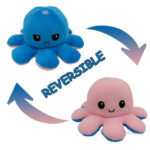 Peluche anti-stress en forme de poulpe coloré