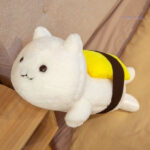 Jolie peluche sushi cat, idéale pour se relaxer