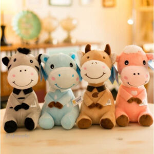 Peluche vache douce et anti-stress pour adultes et enfants