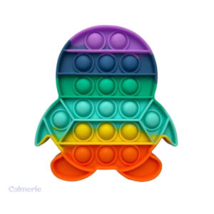 Jouet Pop It en forme d'arc-en-ciel tendance