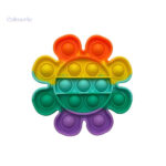 Jouet anti-stress Pop It conçu en arc-en-ciel