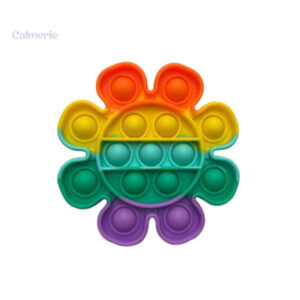 Jouet anti-stress Pop It conçu en arc-en-ciel