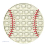 Pop It Baseball coloré pour une expérience de jeu tactile