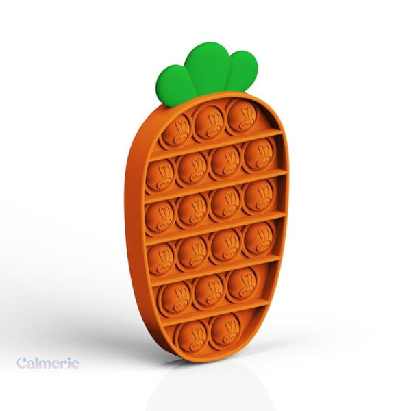 pop-it-carotte-1 Pop It Carotte jouet anti-stress en silicone coloré