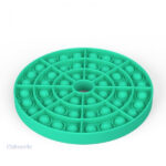 Pop It Cercle en silicone coloré pour jouer et se détendre