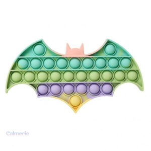 Pop It Chauve Souris en silicone coloré pour jouer et se détendre