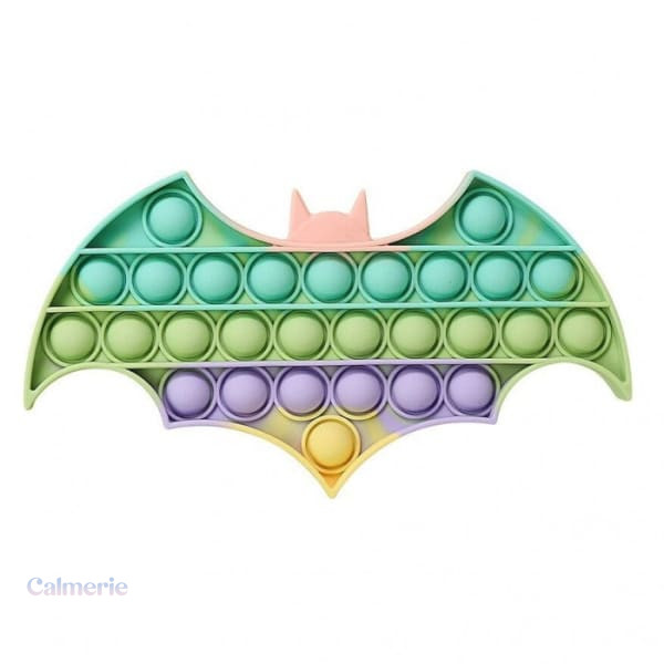 pop-it-chauve-souris-1 Pop It Chauve Souris en silicone coloré pour jouer et se détendre